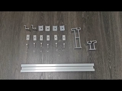 सपाट छत झुकाव सौर पीवी माउंटिंग सिस्टम 1200 मिमी पीवी माउंटिंग रेल MRA3